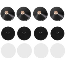 1 Sets Speaker Loudspeaker Spikes Stand Feets Audio Speaker Repair Parts Turntable DIY Speaker Stand Shock Pin Nails and Pads Accessories
