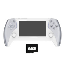 PROJECT X PRO Handheld-Videospielkonsole 64 GB + 15.000 Spiele 4,3-Zoll-Display 3D-Stereo-Sound Unterstützt 20 + Simulatoren C