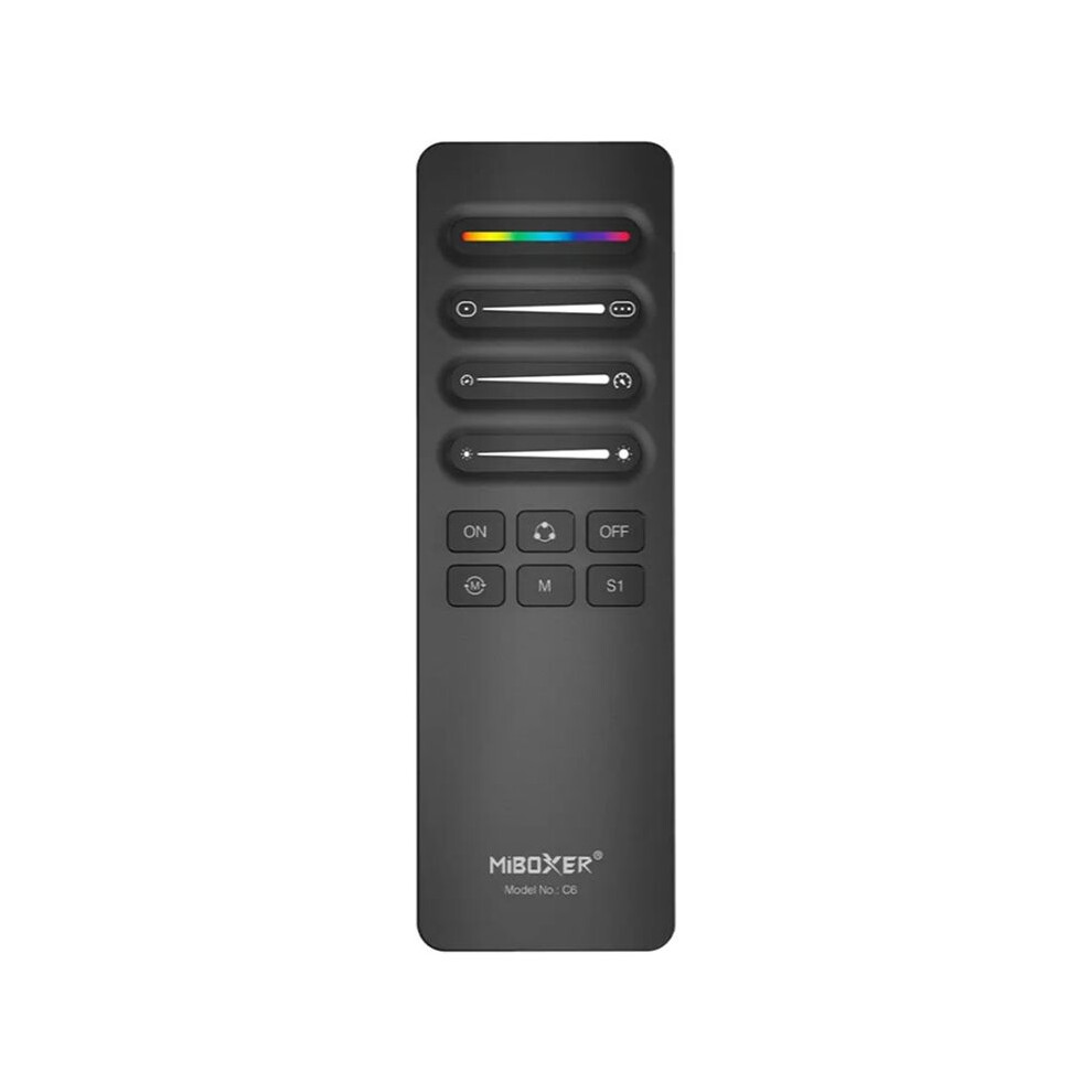 Miboxer 2.4G Rf Wireless Remote Controller Brightness Adjustable Lighting Color Temperature Rgb+Cct Magnetic Mount C6 6032510536667