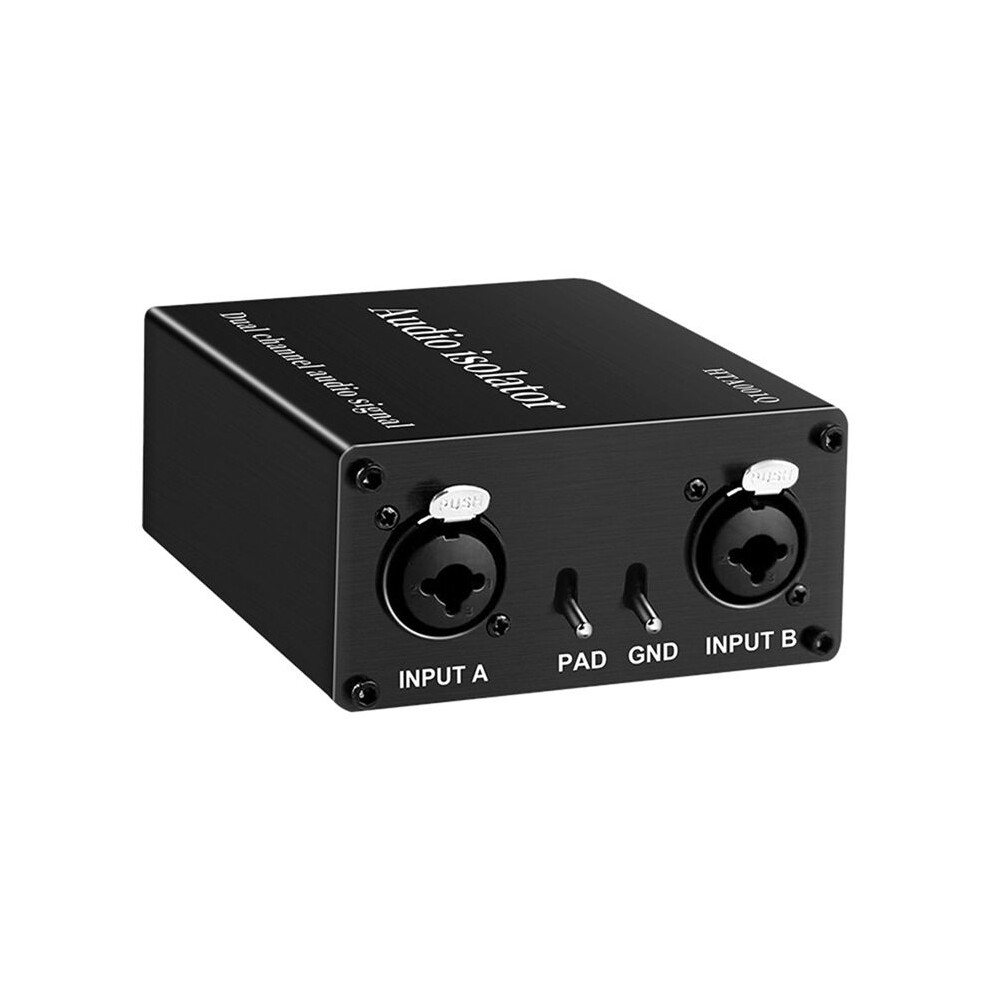 2-Channel Xlr Audio Isolator Noise Reduction Filter Eliminates Current Noise 6.5 Xlr Mixer Audio Isolators Dual-Channel 6033350698508