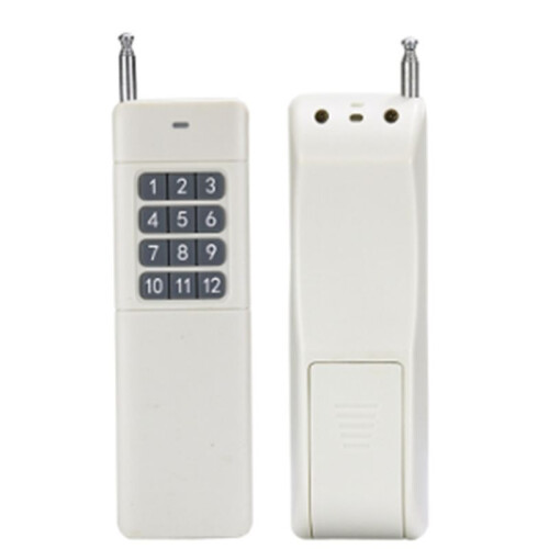 3000m Long Range High Power 12CH RF Remote Control Transmitter 433 MHz 1