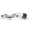 Aluminum Alloy Hook with 1/4 Screw Adapter for   4 Pro Remote Control Extension Base for RC PRO 2 Transmitter 10