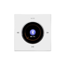 Wall-Mounted Audio Control Panel 86 with 2x25W Amplifier Ceiling Speakers for Home Background Music System B