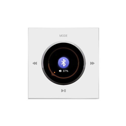 Wall-Mounted  Audio Control Panel 86 with 2x25W Amplifier Ceiling Speakers for Home Background Music System B