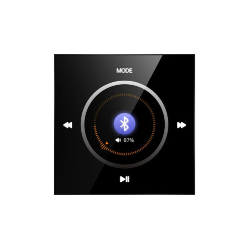 Wall-Mounted  Audio Control Panel 86 with 2x25W Amplifier Ceiling Speakers for Home Background Music System A