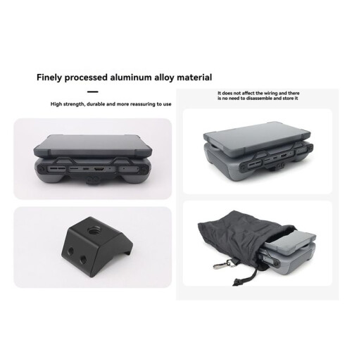 Aluminum Alloy Hook with 1/4 Screw Adapter for   4 Pro Remote Control Extension Base for RC PRO 2 Transmitter 2