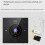 Wall-Mounted  Audio Control Panel 86 with 2x25W Amplifier Ceiling Speakers for Home Background Music System B 4