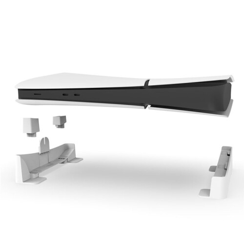 For PS5 Horizontal Stand Sleek Base for PS5 Slim / Pro Space-Saving Design Secure Mounting Enhances Ventilation 1