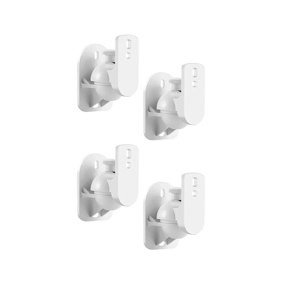 4 Pcs Adjustable Speaker Wall Brackets Adjustable Swivel And Tilt Angle Rotation Surround Sound Stand 6032510528167