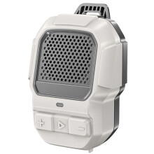 Petite Enceinte Sans Fil pour Sports de Plein Air, Clip Arrière, Portable, Étanche, Enceinte Blanche