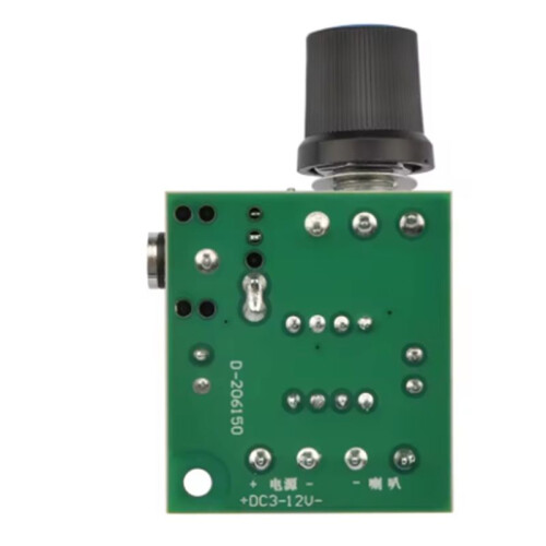 1PCS LM386 10W Audio Amplifier Board Mono 3.5mm  3-12V Volume Control  AMP Module Adjustable Volume 1