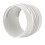 Portable AC Hose Coupler with 5.1inch/5.9inch Diameter Exhaust Vent Connector for Clockwise Counter Clockwise Threads 1