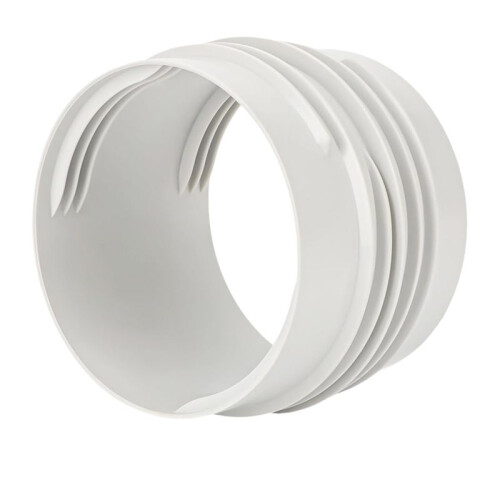 Portable AC Hose Coupler with 5.1inch/5.9inch Diameter Exhaust Vent Connector for Clockwise Counter Clockwise Threads