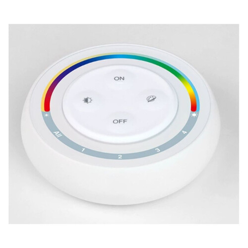 S2W+ 4-Zone 2.4GHz Rainbow Remote Adjustable Saturation CCT/Brightness  RGBCCT for Series Bulb Light Controller 1
