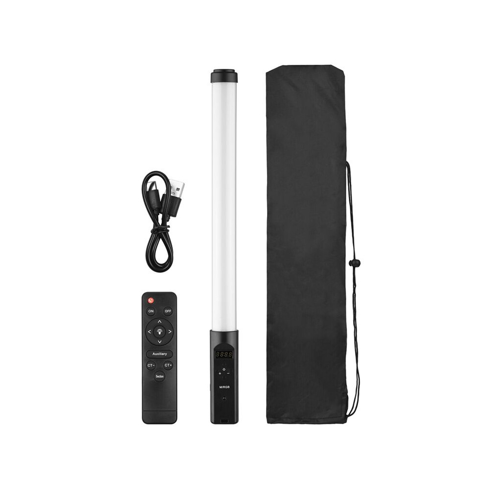 Handheld Rgb Tube Led Video Wand 3200K-5500K Dimmable 10 Modes Effects Built-In Battery With Remote Control Light 4712399658217