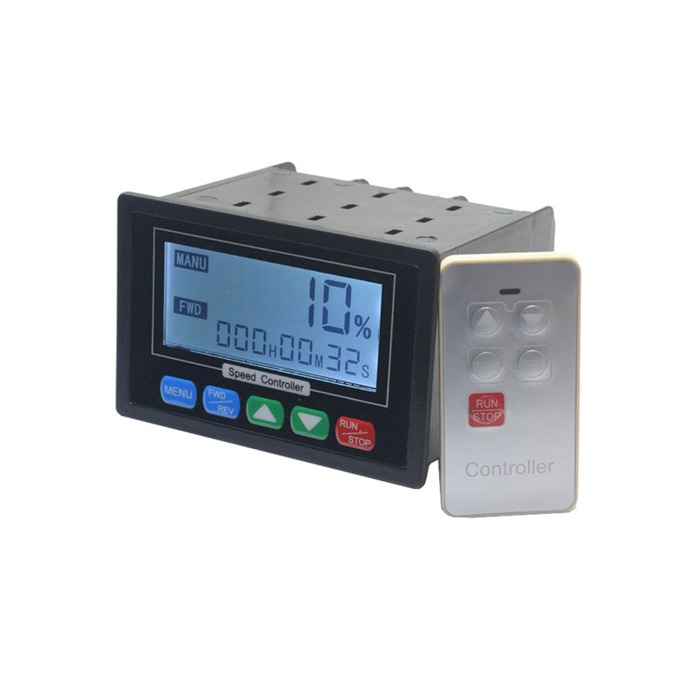 Dc10-55V 30A Adjustable Pwm Motor Speed Controller Lcd Digital Display 0-100% Speed Governor With Remote Control 4713277684434