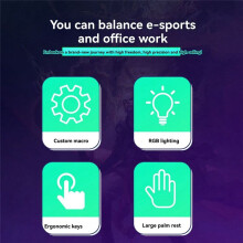 35Key Ergonomics RGB Gaming Keyboard+Keyboard and Mouse Converter+Mouse 5 in 1 Mobile Game Combo Kit for PUBG