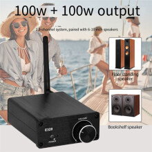 E320 100Wx2 12V Tragbarer -Tisch-HiFi--Standard Professionelles Audio TPA3116 Klasse D Leistungsstarker Digitaler Verstärker