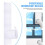 2 Set Portable Ac Window Kit Window Seal for Portable Air Conditioner Adjustable Vent Kit with Drawstring 5