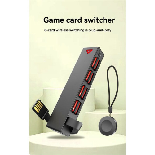 8-Port Game Card Switcher for   Game Card Reader Wireless Switching Storage Expander for  Accessory 2