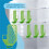 12PCS Refrigerator Storage Dividers Kitchen Drawer Organizer Snap  Clips for Fridge Shelf Container 3