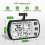 Digital Refrigerator Thermometer 2 Pack,Waterproof Fridge Thermometer, Max/Min Record Function,Timer Function Black 7