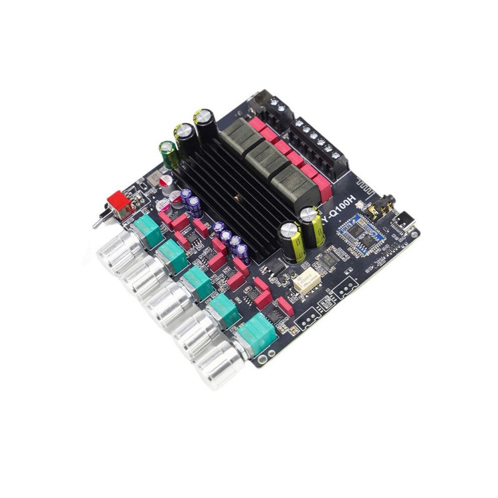 Q100h 2.1 Channel Audio Amplifier 50Wx2+100W Tpa3116 Subwoofer For Aptx Home Theater Sound System 6032338664726