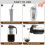 Cold Brew Coffee Maker Pitcher,64oz Iced Coffee Tea Pitcher for Fridge with Filter, Cold Brew Maker with Pour Spout Lid 3
