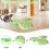Interactive Cat Toys Rechargeable,Moving Concealed Feathers,Real Mouse Squeaky,Touch Activated Cat Kitten Toy 2