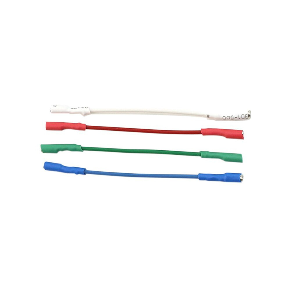 Turntable Phonograph Lead Headshell Stereo Cartridge Record Player Headshell Wires 8Pcs For Record Player Replacement 4713090387185