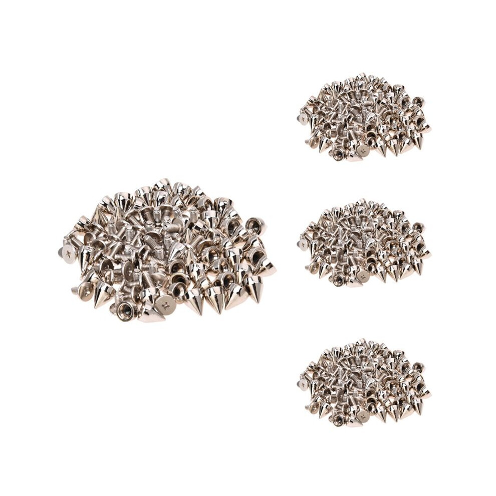 250Pcs Metal Cone Screwback Spikes Stud Leather Cloth Diy Goth Punk Spot 4711640948268