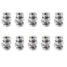 6002Z 15 x 32 x 9 mm Cuscinetti A Sfera in Metallo Schermati 50 Pezzi, Argento