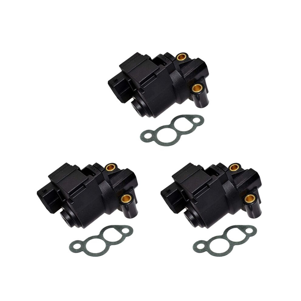 3X 35150-22600 Idle Speed Idle Air Control Valve For Accent Tiburon 00-06 For Motors Black 6032692456678