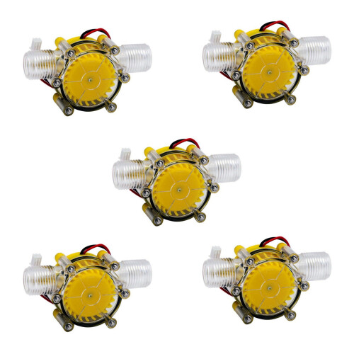 5X 10W Water Flow Pump   Generator Turbine Flow Hydraulic Conversion 12V