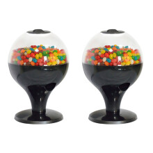 2X Distributeur de Bonbons de Mariage Automatique Capteur ABS Vintage Gumball Bubble Gum Candy Machine, Enfants Beau Cadeau