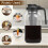 Cold Brew Coffee Maker Pitcher,64oz Iced Coffee Tea Pitcher for Fridge with Filter, Cold Brew Maker with Pour Spout Lid 7