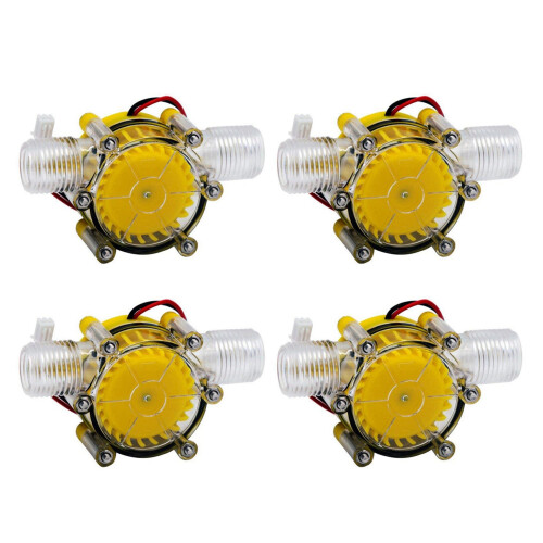 4X 10W Water Flow Pump   Generator Turbine Flow Hydraulic Conversion 12V