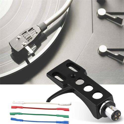 Turntable Phonograph Lead Headshell Stereo Cartridge Record Player Headshell Wires 16Pcs for Record Player Replacement 2