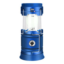 Lanterna de camping dobrável e portátil com LED, iluminação de 360 graus, construção durável, à prova d'água, ideal para barracas,