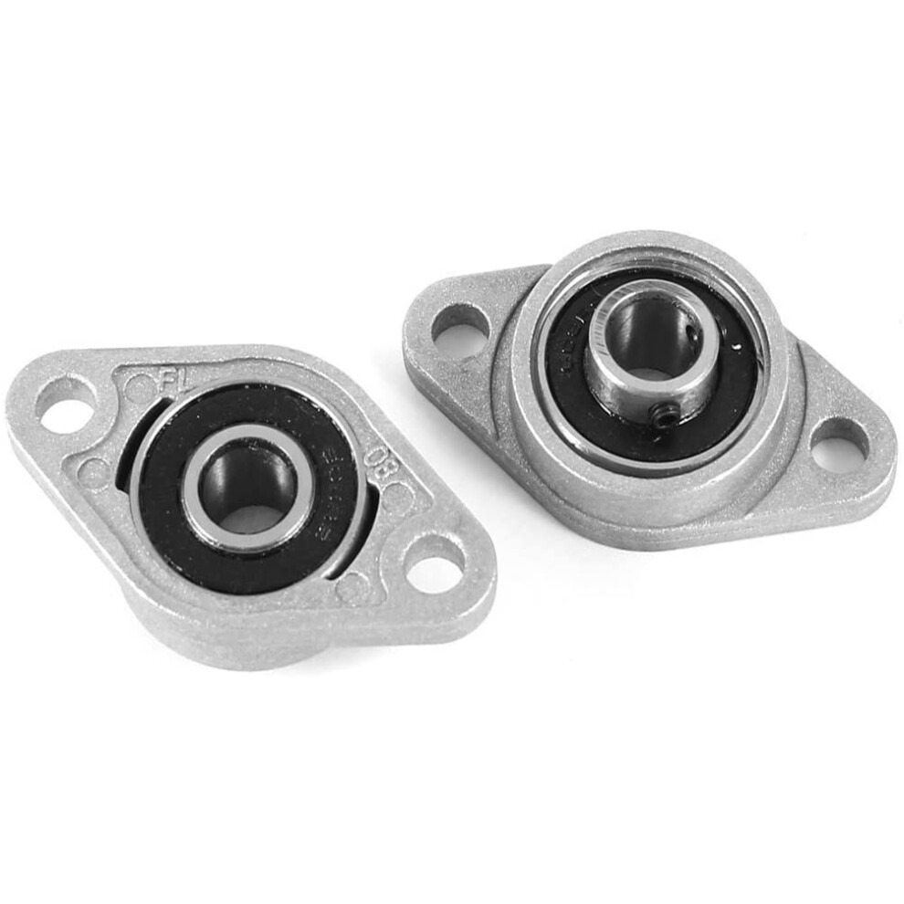 Self-Aligning Flange Ball Bearing For Various Machinery, Zinc Alloy Base High Torque Low Noise Flange Bearing, Smooth Rotation Speed Easy Installation 9093122830250