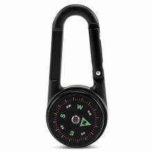 Portable Survival Kit, Mini Compass With Clear Marked Scale For Accurate Readings, Double Sides Design Including Compass And Thermometer, Perfect For