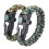 Ρυθμιζόμενο βραχιόλι Survival Paracord Tactical, κιτ εξοπλισμού κατασκήνωσης με 1