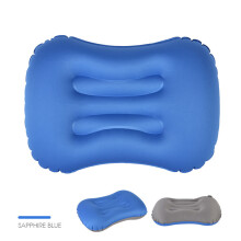 Travesseiro inflável compacto para camping, ultraleve e compressível para fácil transporte, travesseiro de viagem ergonômico e portátil que