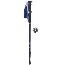 Folding Trekking Pole With Adjustable Walking Stick Shock Absorbing Poles Portable Mobility Aid For Hiking And Traveling Using Aviation Grade Aluminum