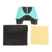 Compacte Explorers verrekijker, schokbestendig, ergonomisch ontworpen handgreep voor kinderen en volwassenen, kristalhelder zicht, 10x22 vergroting,
