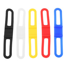 Silicone Band For Multipurpose Handlebar, High Elastic Silicone Straps With Wide Application For Secure Mounting On Bicycles And More, 5pcs