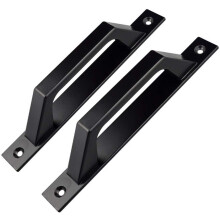 Durable Barn Door Pull Handle, Indoor Outdoor Use Hardware for Sliding Doors Gates Cabinets Drawers Garages Sheds (2 Piece Set)