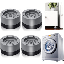 Antislipmat voor wasmachine en droger, in hoogte verstelbaar, schok- en geluidsdempend, trillingsdempende ondersteuning, eenvoudig te installeren op