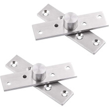 Solución innovadora de pivote de puerta, bisagras ocultas de acero inoxidable, diseño de rotación de 360 grados de alta resistencia para un
