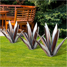 Plantă de agave din metal lucrată manual, sculptură rustică perfectă pentru grădină în interior și exterior, artă tequila ușor de agățat